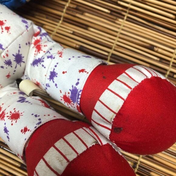 Vintage Ringling Bros Barnum and Bailey Circus Plush Clown Doll Stuffed Toy - Picture 5 of 6